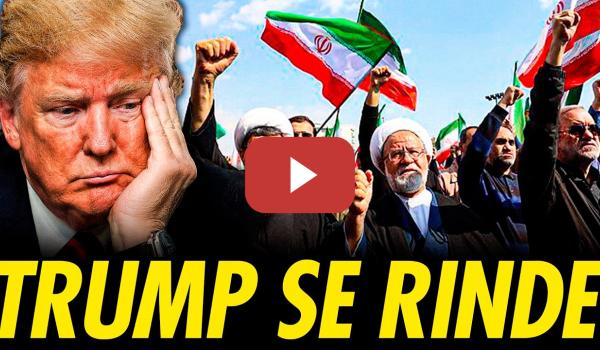 Embedded thumbnail for TRUMP SE RINDE Y SE RETIRARÁ DE IRÁN, ASEGURANDO QUE SU ÚNICO OBJETIVO ERA ELIMINAR LA BOMBA NUCLEAR