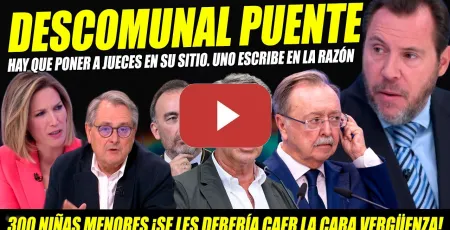 Embedded thumbnail for ÓSCAR PUENTE DESCOMUNAL: ¡HAY Q PONER A JUECES EN SU SITIO! DESTROZA A VIVAS Y FEIJÓO. INTXAURRONDO