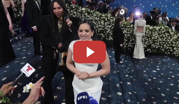 Embedded thumbnail for Rosalía, Georgina Rodríguez y Jon Kortajarena representan a España en la Met Gala 2025