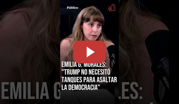Embedded thumbnail for Emilia G. Morales, sobre TRUMP y la DEMOCRACIA: "Las reglas del juego se amañan antes de empezar"