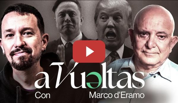Embedded thumbnail for Pablo Iglesias entrevista Marco D&#039;Eramo, periodista y escritor | A VUELTAS