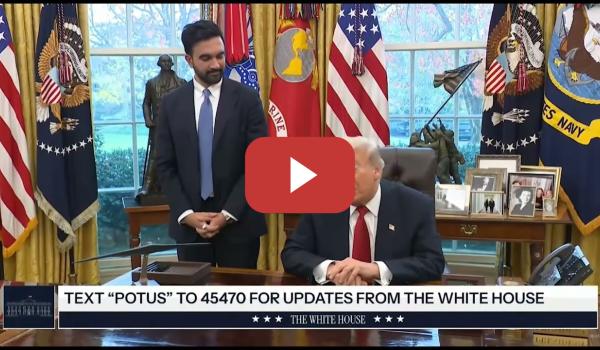 Embedded thumbnail for Trump asegura que confía en que Mamdani &quot;hará un gran trabajo&quot; en Nueva York