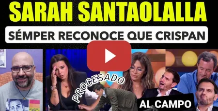 Embedded thumbnail for Sarah Santaolalla, Borja Sémper reconoce que su estrategia es crispar. Albert Rivera manda al campo,