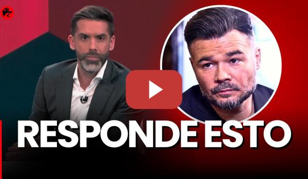Embedded thumbnail for La pregunta clave que este periodista le lanza a Gabriel Rufián en La Sexta