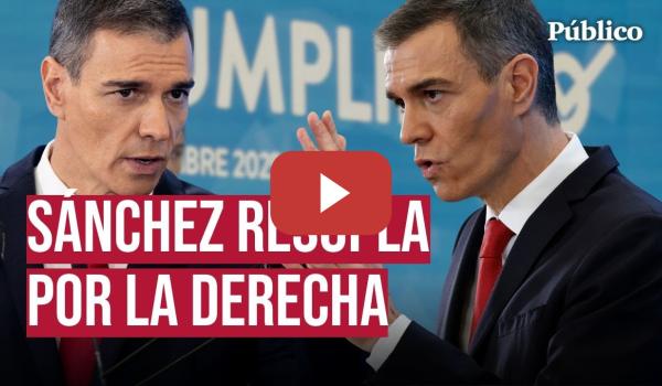 Embedded thumbnail for SÁNCHEZ se cansa del discurso de PP y VOX: "Cero lecciones, habrá legislatura para cuatro años"