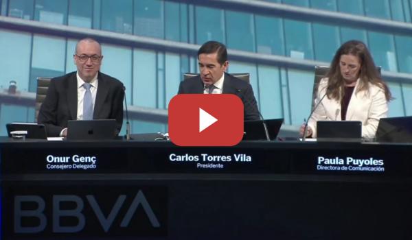 Embedded thumbnail for Carlos Torres no dimitirá pese a no completarse la opa del BBVA al Sabadell
