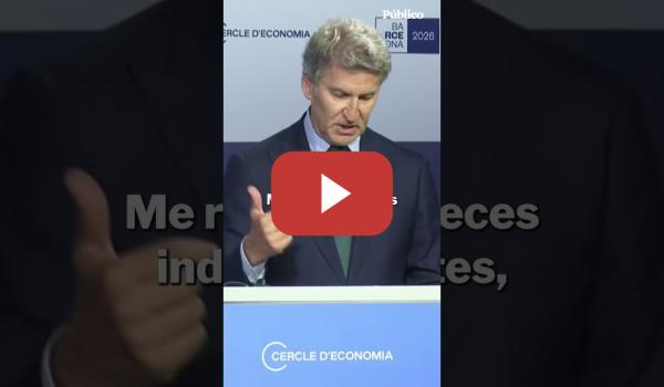 Embedded thumbnail for Feijóo asegura en el Cercle d’Economia 2026 que en España "la corrupción ya es la norma"