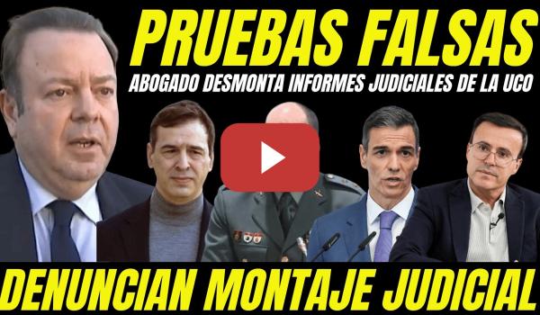 Embedded thumbnail for ABOGADO DAVID SÁNCHEZ SUELTA BOMBAZO Y DESMONTA INFORMES UCO BASADO EN PRUEBAS MANIPULADAS"