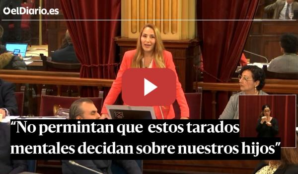 Embedded thumbnail for Una diputada de Vox llama tarados mentales a los ayuntamientos que limita el fútbol en colegios