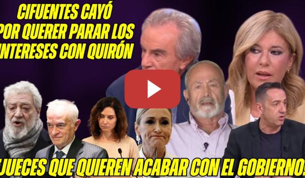 Embedded thumbnail for PÉREZ ROYO y JUEZ CASTRO sobre PEINADO AYUSO y MAR. BOMBAZO: se CARGARON a CIFUENTES por QUIRÓN