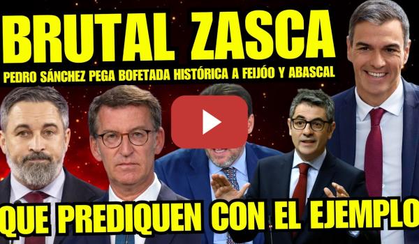 Embedded thumbnail for FEIJÓO LINCHADO "PEDRO SÁNCHEZ HUMILLA A PP POR COBARDES, CORRUPCIÓN Y SER LA SOMBRA DE ABASCAL"