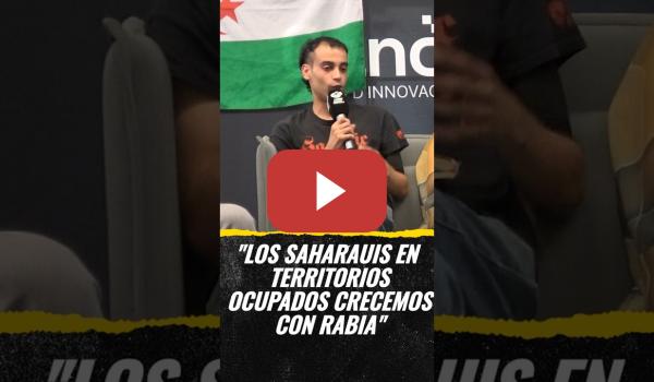 Embedded thumbnail for "Los saharauis en territorios ocupados crecemos con rabia" (CARNE CRUDA)