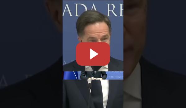 Embedded thumbnail for Mark Rutte el SG de la OTAN es el lamebotas de Trump