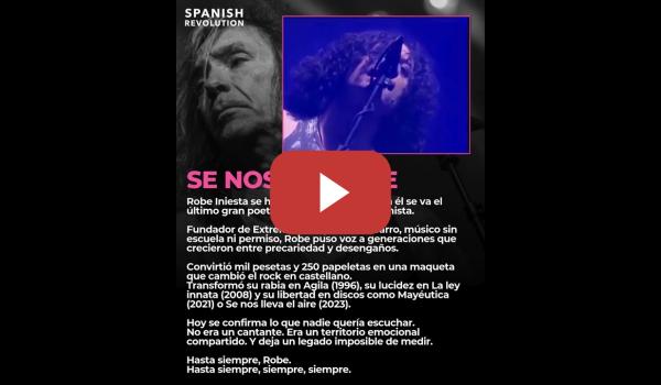 Embedded thumbnail for Se nos va Robe