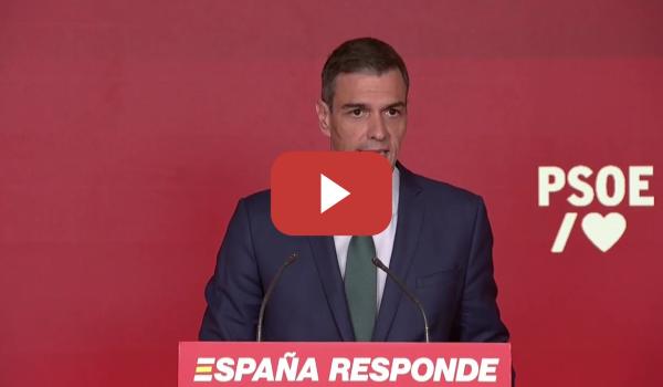 Embedded thumbnail for Sánchez asegura que el PSOE en una &quot;organización limpia&quot; que nunca actuará como el PP