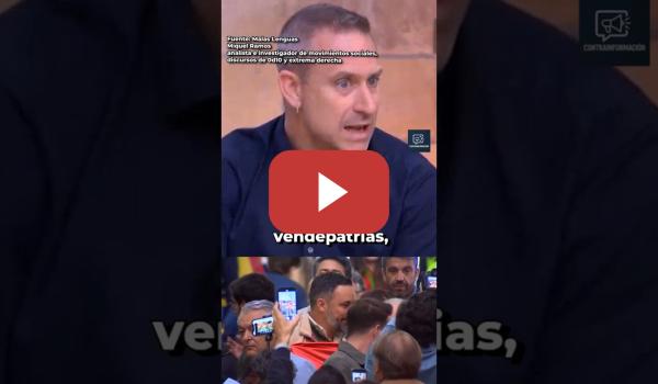 Embedded thumbnail for MIQUEL RAMOS AVISA 🚨: "Vox no tiene problema en vender el país a otras potencias"