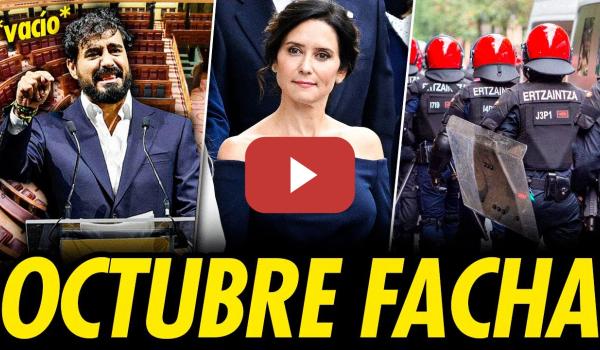 Embedded thumbnail for 12 DE OCTUBRE FACHA: TELEAYUSO, PINCHAZO DE ALVISE Y ERTZAINTZA DEFENDIENDO A FALANGISTAS