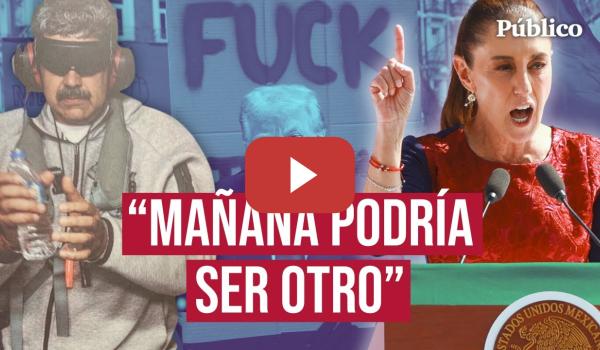 Embedded thumbnail for SHEINBAUM y GABRIEL BORIC condenan la acción de TRUMP: "Hoy es Venezuela, mañana cualquier otro"