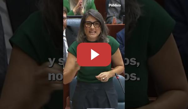 Embedded thumbnail for Manuela Bergerot a Ayuso: "Lo que tensiona a nuestra sociedad es que los ricos no paguen su parte"