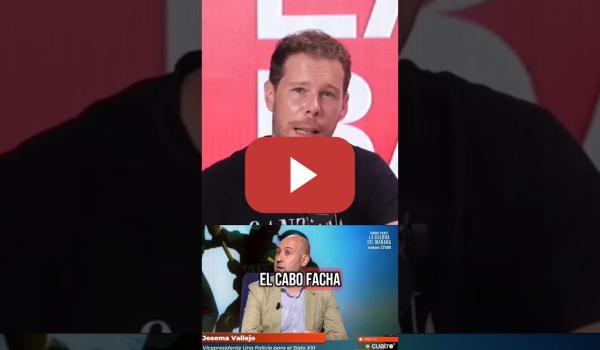 Embedded thumbnail for El Guardia Civil fascista de vox que sale en Horizonte ataca a Laura Arroyo por ser inmigrante
