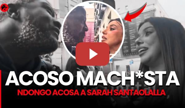 Embedded thumbnail for Bertrand Ndongo persigue a Sarah Santaolalla para propinarle estos comentarios mach*stas