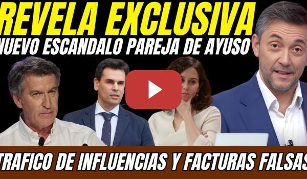 Embedded thumbnail for 💥 Javier Ruiz DESTAPA NUEVO ESCÁNDALO PAREJA Ayuso: FACTURAS FALSAS y TRÁFICO de INFLUENCIAS