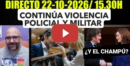 Embedded thumbnail for Directo 22 Octubre de 2026/ 15.30h. Frente Desamplio. Milei y Ayuso. Sémper y Cayetana. Policías...