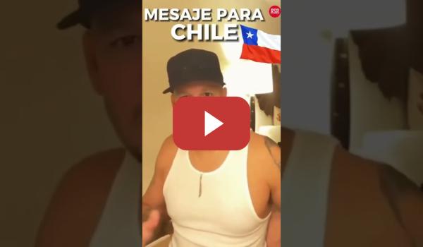 Embedded thumbnail for El cantante  Residente envía un mensaje a Chile