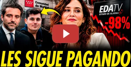 Embedded thumbnail for AYUSO SIGUE FINANCIANDO A NEGRE Y VITO QUILES A PESAR DE DESPLOMARSE LAS VISITAS DE EDATV UN 98%