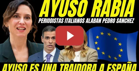 Embedded thumbnail for PERIODISTAS ITALIANOS HACEN RABIAR A AYUSO POR ALABAR ÉXITO DE ESPAÑA PEDRO SÁNCHEZ FRENTE A MELONI
