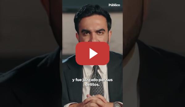Embedded thumbnail for Zohran Mamdani: "Benjamin Netanyahu es un criminal de guerra y no es bienvenido en Nueva York"