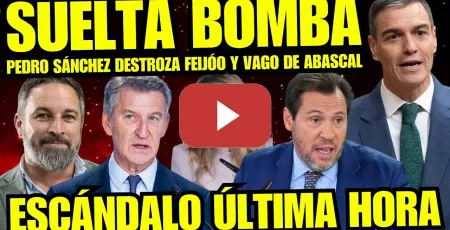 Embedded thumbnail for PEDRO SÁNCHEZ HACE RABIAR EN EL CONGRESO A FEIJÓO Y ABASCAL "VAGOS Y CORRUPTOS" ¡MENUDO REPASO!