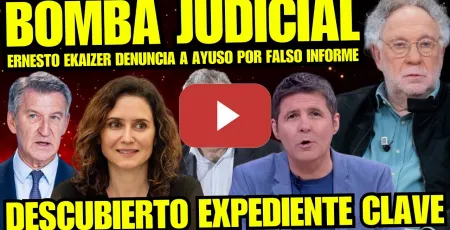 Embedded thumbnail for ERNESTO EKAIZER DESTROZA A AYUSO POR INFORME SECRETO "JESÚS CINTORA REVELA EXPEDIENTE" ¡MUY FUERTE!