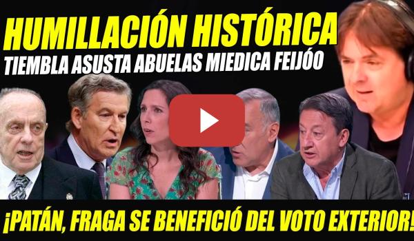 Embedded thumbnail for TIEMBLA FEIJÓO PQ NO VA A SER PRESIDENTE. DESMONTAN SU ESTRATEGIA DEL PUCHERAZO ASUSTA ABUELAS