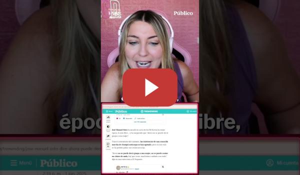 Embedded thumbnail for Marina Lobo pega un repaso a José Manuel Soto y su &quot;ya no se puede decir nada&quot;