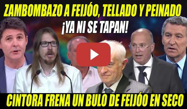 Embedded thumbnail for 👏Cintora DESMONTA BULO a Feijóo,FECHORÍA de Peinado SALVA  PP y P. Fernández SE LO EXPLICA a Tellado