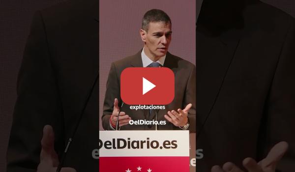 Embedded thumbnail for Sánchez: "No podemos dejar que la guerra la paguen 20 millones de hogares españoles”