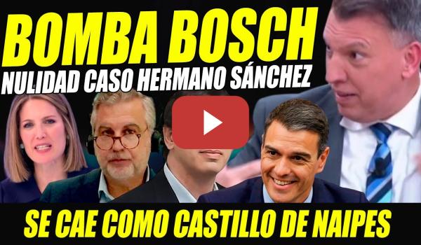 Embedded thumbnail for BOMBAZO CASO HERMANO SÁNCHEZ: TESTIGOS DESMONTAN FARSA Y JUEZ BOSCH SEÑALA INEXISTENCIA DE DELITOS
