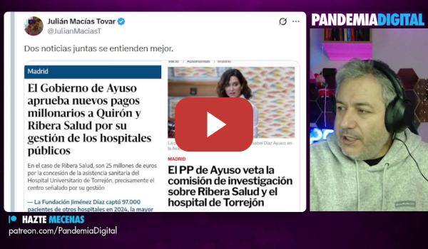 Embedded thumbnail for Jueza pide mensajes a Feijóo. 500M de Ayuso a Quirón y Ribera. Españoles, Mossad y Epstein