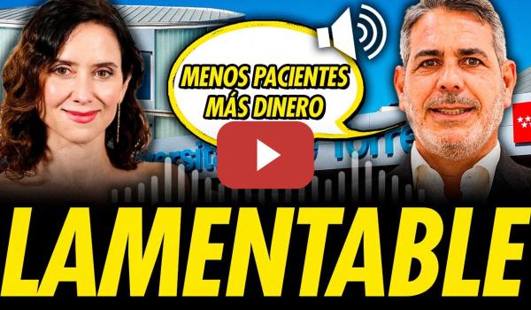 Embedded thumbnail for ESCÁNDALO SANITARIO EN MADRID: EL CEO DE HOSPITAL PRIVADO PIDE RECHAZAR PACIENTES