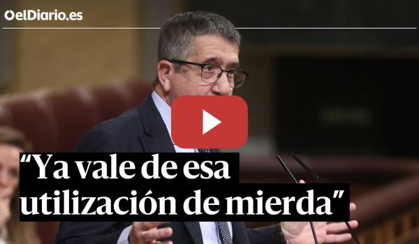 Embedded thumbnail for Patxi López, al PP: "¿Podrán de una puñetera vez alegrarse de que hemos acabado con ETA?"