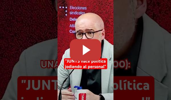 Embedded thumbnail for 🔴UNAI SORDO: &quot;Junts hace #política jodiendo al personal&quot; #shorts #catalunya