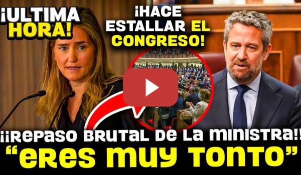 Embedded thumbnail for 💥¡¡AHORA!! ACUSA A LA MINISTRA DE ENCHUFADA Y ACABA RIDICULIZADO: ¡EL TONTO DEL PUEBLO EN DIRECTO!