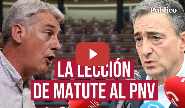 Embedded thumbnail for Así fue la lección de OSKAR MATUTE al PNV sobre vivienda: "Nosotros no nos confundimos de rival"