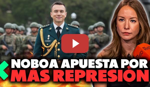 Embedded thumbnail for Noboa militariza Ecuador para defender las políticas del FMI