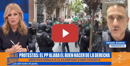 Embedded thumbnail for VIOLENCIA POLICIAL contra las protestas sociales e INTENTO DE CAPTACIÓN DE INFORMANTES