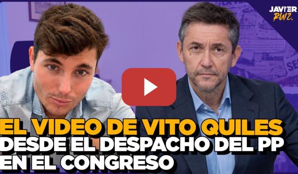 Embedded thumbnail for ¿Está el PP dándole un plató y un despacho a Vito Quiles?