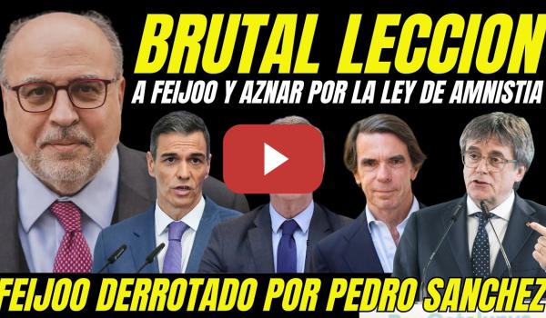Embedded thumbnail for BRUTAL LECCIÓN DE ENRIC JULIANA A FEIJÓO Y AZNAR POR SU DERROTA ANTE PEDRO SÁNCHEZ LEY DE AMNISTÍA