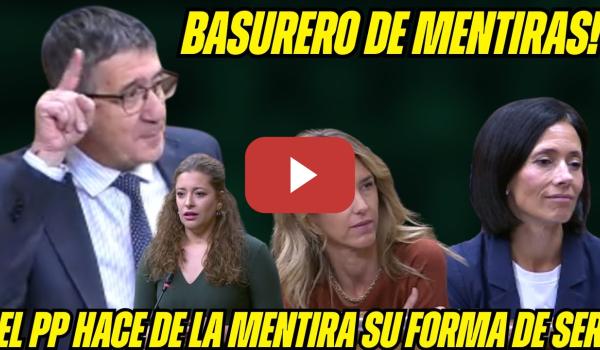 Embedded thumbnail for BRONCA en el Congreso ¡Patxi López ESTALLA contra el PP cuando Ester Muñoz suelta un BULO! BASURERO!