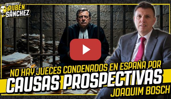 Embedded thumbnail for ¿Cuándo comete un delito un juez? Joaquim Bosch y los límites penales de la guerra judicial